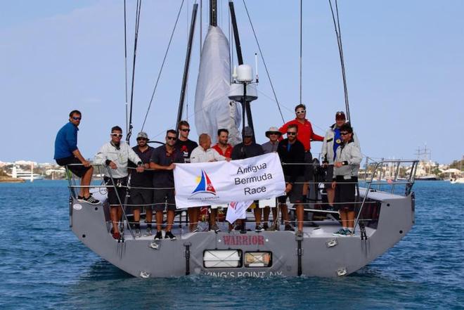 First arrival - Monohull line honours in the Antigua Bermuda Race for Volvo 70, Warrior ©  Tom Clarke